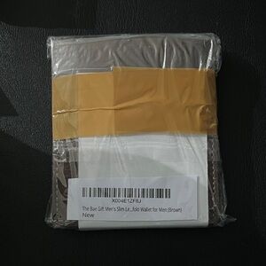 Men's Slim Fold Wallet brown